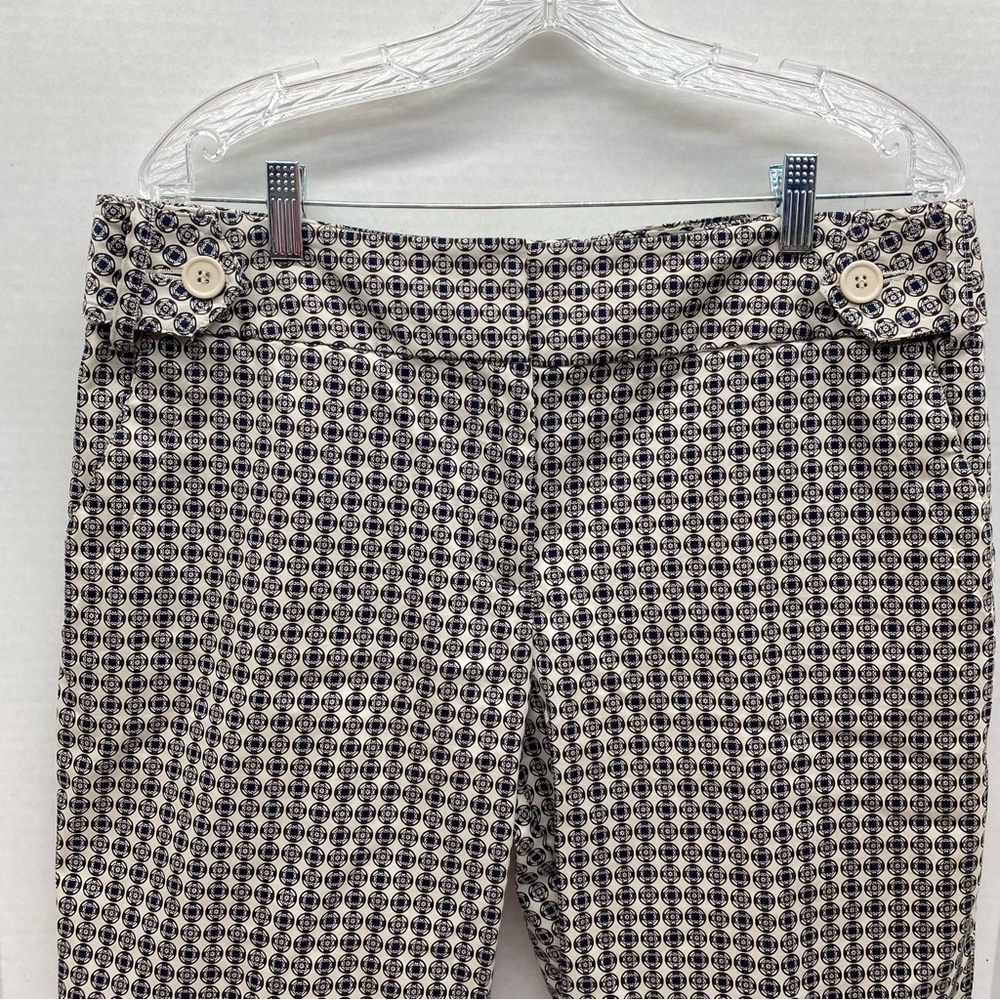 Bamboo Traders Womens Black & Cream Patterned Shorts Size 14 Bermuda Length - Picture 3 of 13